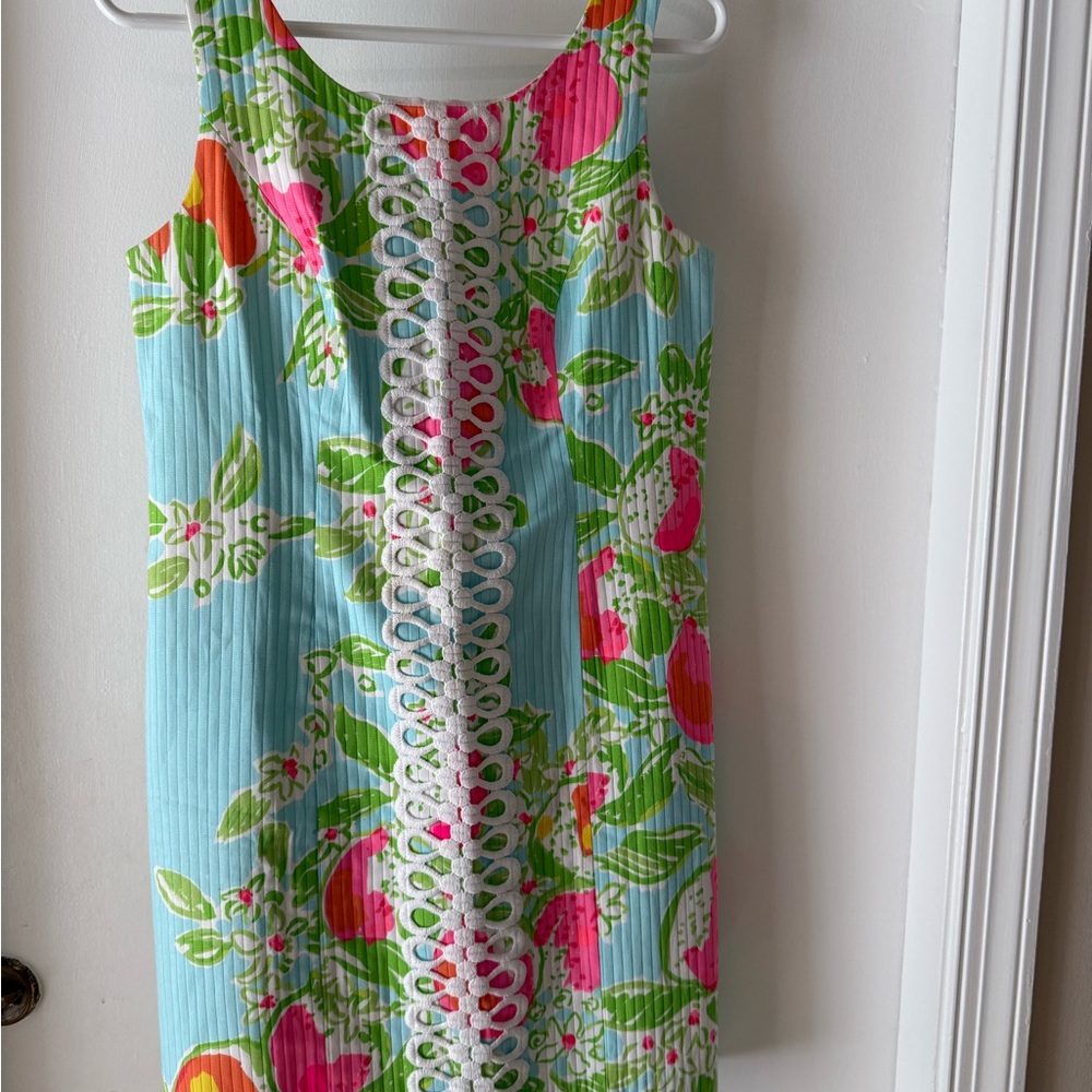 Lilly Pulitzer Blue and Pink Sleeveless Sundress